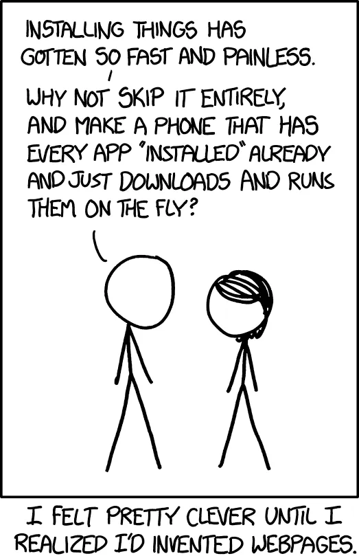 XKCD installing comic